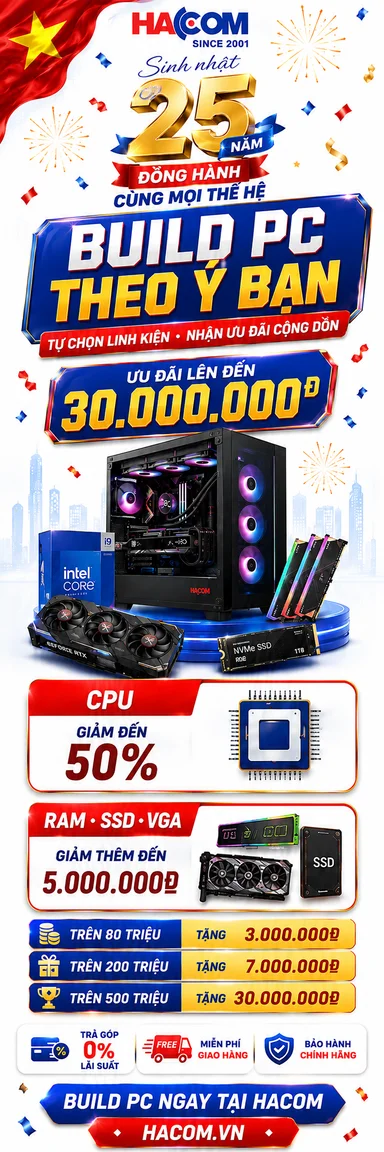Banner chạy dọc bên trái